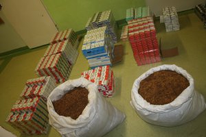 Policjanci zabezpieczyli nielegalne wyroby tytoniowe