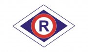 Logo Wydziału Ruchu Drogowego &quot;R&quot;