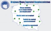 Mapa Polski z hasłami KMZB