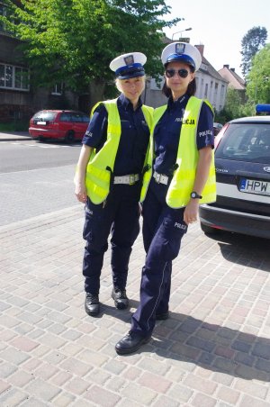 policjantki z ruchu drogowego