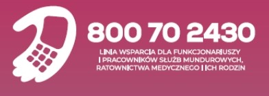 Linia wsparcia dla funkcjonariuszy i pracowników służb mundurowych