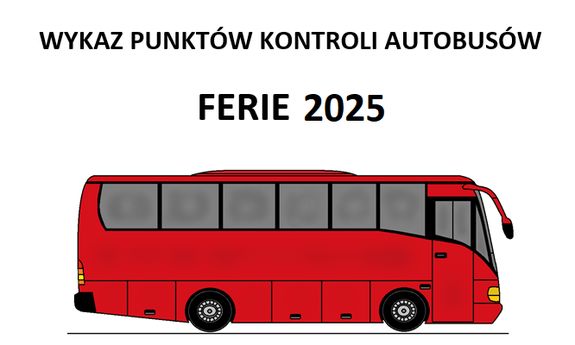 autobus czerwony na białym tle i treść