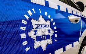 drzwi od radiowozu i napis