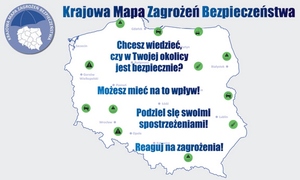 mapa polski na niej treść