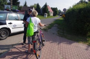 Z kaskiem rowerowym, czy bez- akcja dzielnicowych