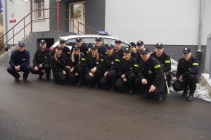 Adepci Szkoły Policji w Pile na ulicach Wałcza